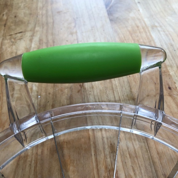 Stainless Steel Melin Slicer with Green Handles- multiple uses- lightly used - Picture 4 of 5